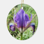 Schmuck aus wilder Iris Keramik Ornament (Links)
