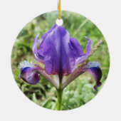 Schmuck aus wilder Iris Keramik Ornament (Hinten)