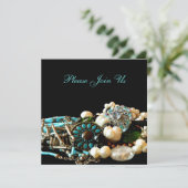 Schmuck-Ausstellungs-Show-Einladungen Einladung (Stehend Vorderseite)