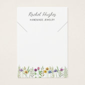 Schmuck-Bläsernecklace-Display-Karte (Vorderseite)