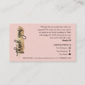 Schmuck Care Gold Drehbuch Danke Karte (Vorderseite)