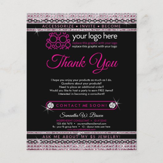 Schmuck Danke Flyer (Vorne)