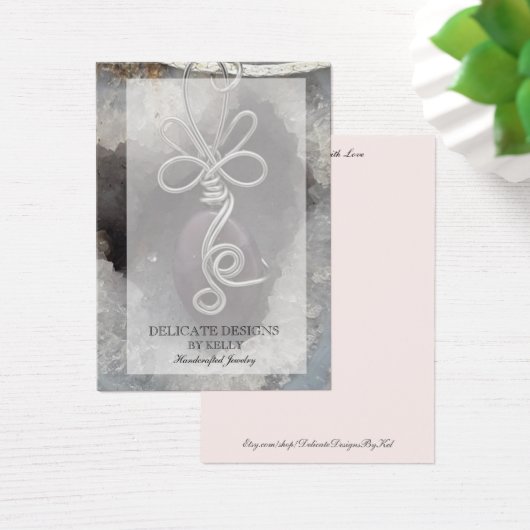 Schmuck-Designer für Drahtseile mit Werbekarten (Schreibtisch)