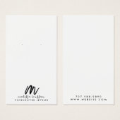 Schmuck-Designer für Minimalistische Pinselschrift (Vorne & Hinten)