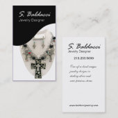 Schmuck-Designer-Gewohnheits-Juwelier Visitenkarte (Vorne/Hinten)
