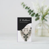 Schmuck-Designer-Gewohnheits-Juwelier Visitenkarte (Stehend Vorderseite)