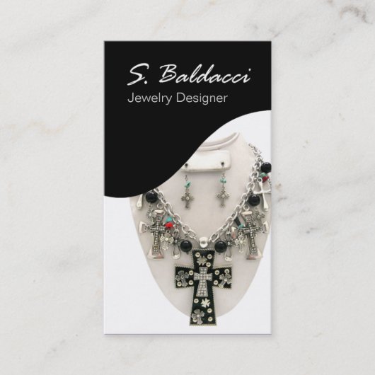 Schmuck-Designer-Gewohnheits-Juwelier Visitenkarte (Vorderseite)