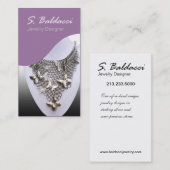Schmuck-Designer-Gewohnheits-Juwelier Visitenkarte (Vorne/Hinten)