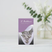 Schmuck-Designer-Gewohnheits-Juwelier Visitenkarte (Stehend Vorderseite)