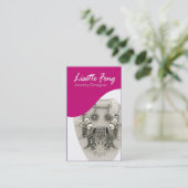 Schmuck-Designer-Gewohnheits-Juwelier Visitenkarte (Stehend Vorderseite)