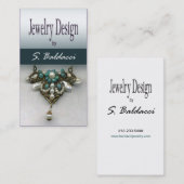 Schmuck-Designer-Gewohnheits-Juwelier Visitenkarte (Vorne/Hinten)