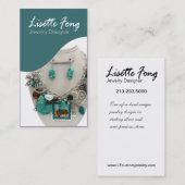 Schmuck-Designer-Gewohnheits-Juwelier Visitenkarte (Vorne/Hinten)