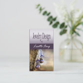 Schmuck-Designer-Gewohnheits-Juwelier Visitenkarte (Stehend Vorderseite)