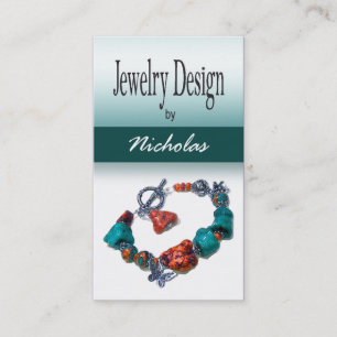 Schmuck-Designer-Gewohnheits-Juwelier Visitenkarte