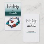 Schmuck-Designer-Gewohnheits-Juwelier Visitenkarte (Vorne/Hinten)