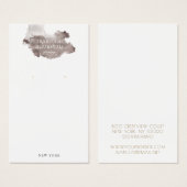 Schmuck Designer Glitzer Wash Earring Display Card (Vorne & Hinten)