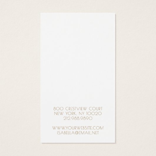 Schmuck Designer Glitzer Wash Earring Display Card (Rückseite)