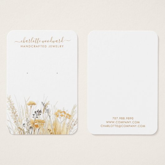 Schmuck Designer Gold Wildblumen (Vorne & Hinten)