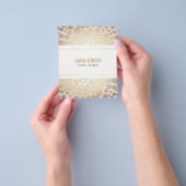 Schmuck Designer Imitate Gold Leaf Circle Leinen L Flyer (Gruppe)