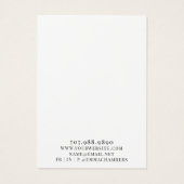 Schmuck Designer Necklace Bracelet Business Card (Rückseite)