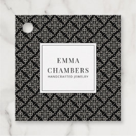 Schmuck Designer Schwarz-weiß Motif Muster Preis Geschenkanhänger