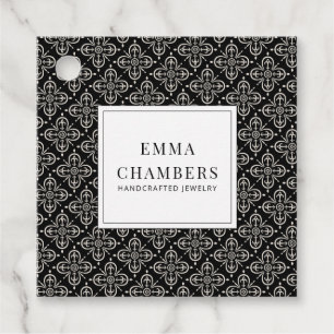 Schmuck Designer Schwarz-weiß Motif Muster Preis Geschenkanhänger