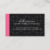 Schmuck-Designer-Visitenkarte Visitenkarte (Rückseite)