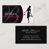 Schmuck-Designer-Visitenkarte Visitenkarte (Vorne/Hinten)