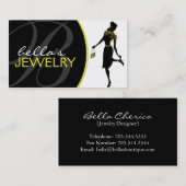 Schmuck-Designer-Visitenkarte Visitenkarte (Vorne/Hinten)