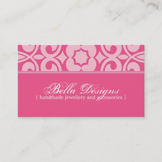 Schmuck-Designer-Visitenkarte Visitenkarte (Vorderseite)