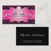 Schmuck-Designer-Visitenkarten Visitenkarte (Vorne/Hinten)