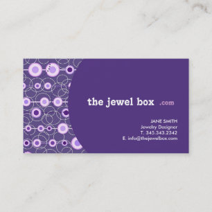 Schmuck-Designer-Visitenkarten Visitenkarte