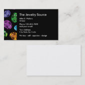 Schmuck-Edelstein Businesscards Visitenkarte (Vorne/Hinten)
