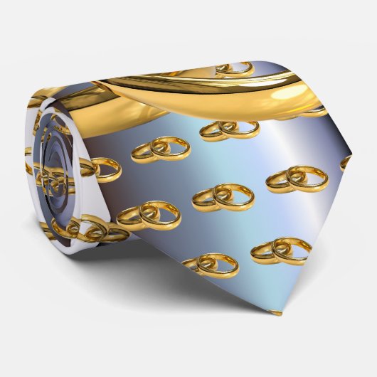 Schmuck-Eheringe Krawatte (Gerollt)