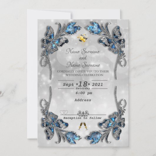 Schmuck Einladung (Vorderseite)