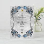 Schmuck Einladung (Stehend Vorderseite)