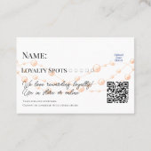 Schmuck Eleganpearls Handmade Shop Treuekarte (Rückseite)