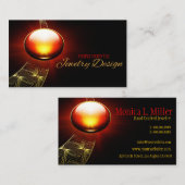 Schmuck-Entwurf oder generische Visitenkarte (Vorne/Hinten)