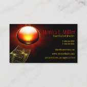 Schmuck-Entwurf oder generische Visitenkarte (Rückseite)