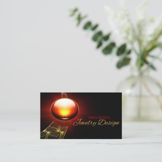 Schmuck-Entwurf oder generische Visitenkarte (Stehend Vorderseite)