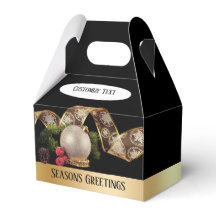 Schmuck, Evergreen und Gold Ribbon Fvor Box