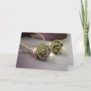 Schmuck-Foto-Grußkarte Karte