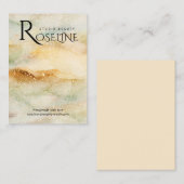 Schmuck für den blauen Glitzer Visitenkarte (Vorne/Hinten)