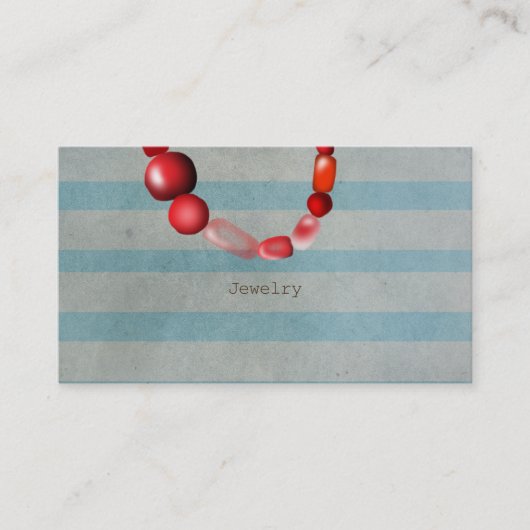 Schmuck für Visitenkarten Visitenkarte (Vorderseite)