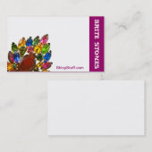 Schmuck-Geschäfts-Karten-Kristall Visitenkarte (Vorne/Hinten)