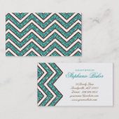 Schmuck-Geschäfts-Karten-Zickzack Visitenkarte (Vorne/Hinten)