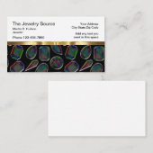 Schmuck-Geschäfts-nobler Entwurf Visitenkarte (Vorne/Hinten)