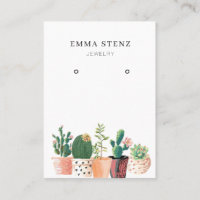 Schmuck-Grafikkarte verdienen ・ Blühende Kaktus