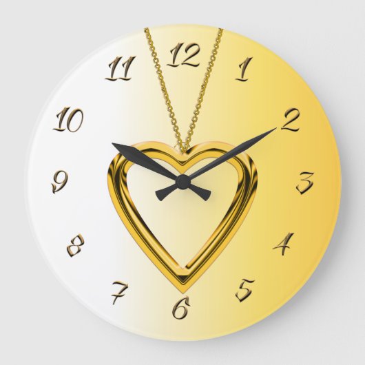 Schmuck Große Wanduhr (Vorderseite)