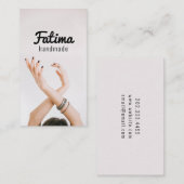 Schmuck Handmade Shop Shop Visitenkarte (Vorne/Hinten)